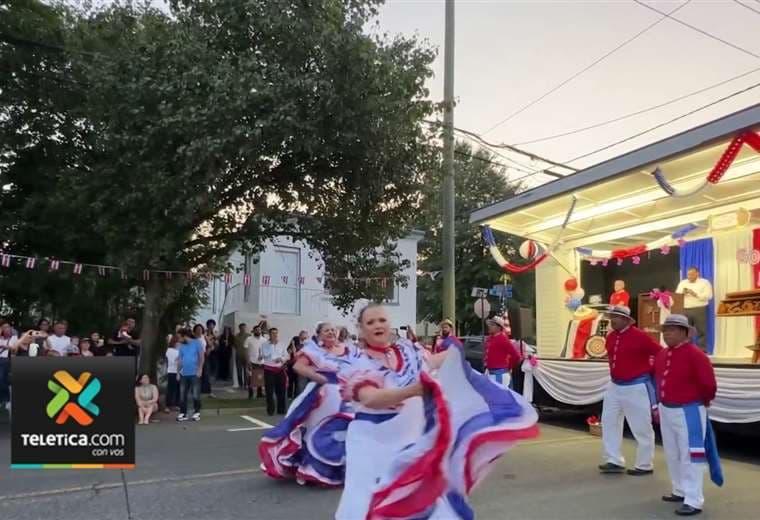 Así celebran la Independencia los ticos que viven en Nueva Jersey