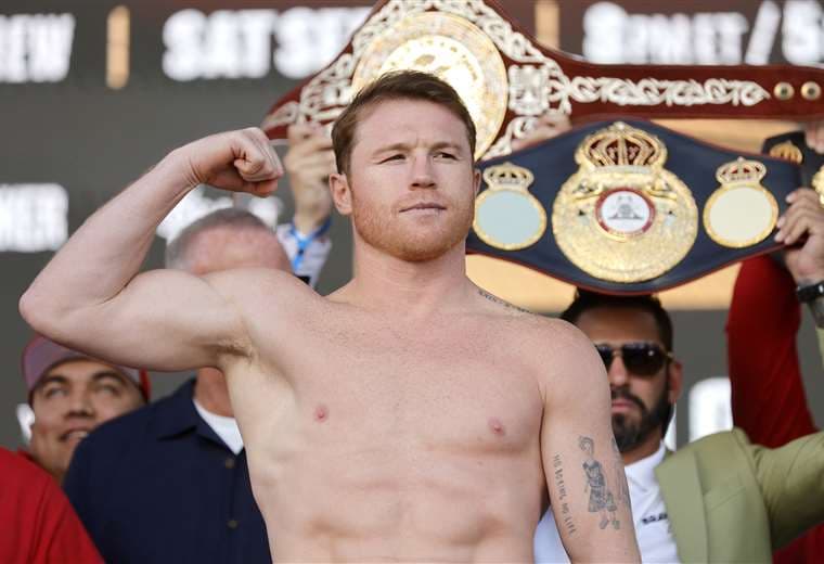 Canelo Álvarez. AFP