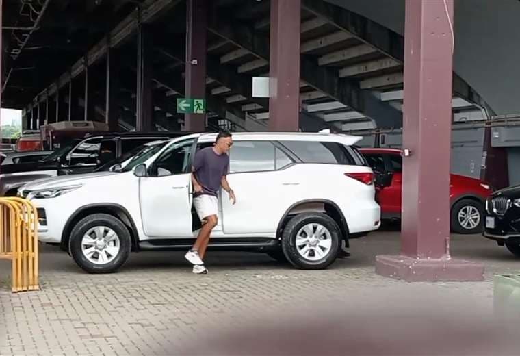 Keylor Navas en el Saprissa. 