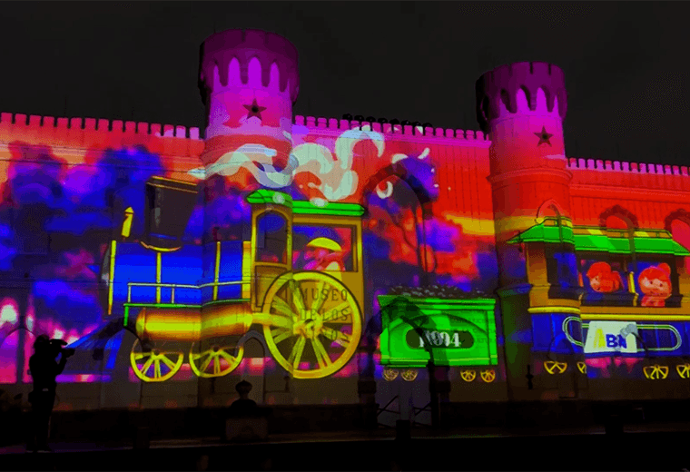 BN y Museo de los Niños unen sus fachadas en un espectáculo inolvidable