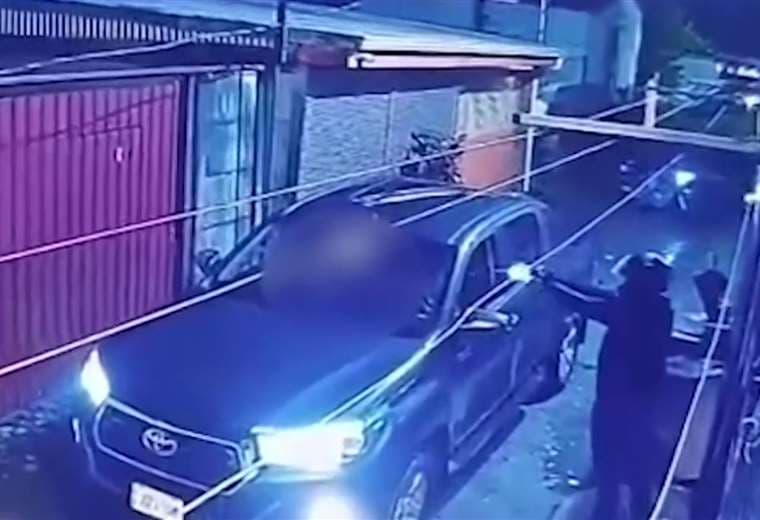 Cámara capta asesinato de funcionario de Japdeva en Limón