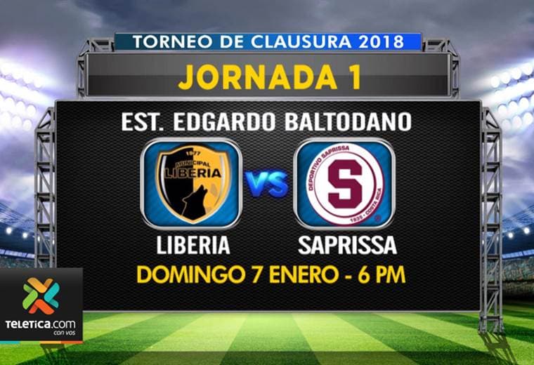 Conozca cómo se jugará la primera jornada del Clausura 2018