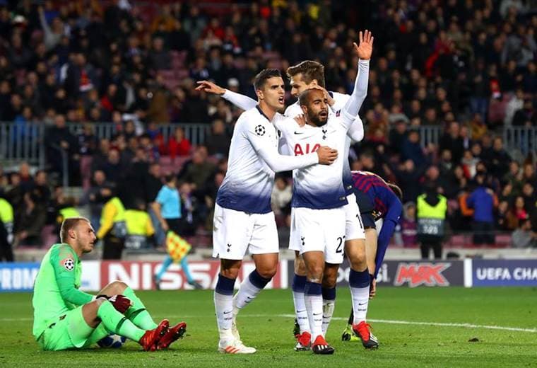Tottenham empató ante Barcelona.|Facebook, UEFA Champions League 