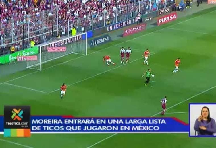 Leonel Moreira se unirá a larga lista de ticos que jugaron en México