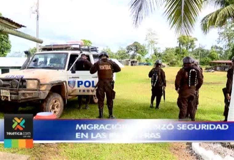 Migración reforzó seguridad en las fronteras, se espera la llegada de nicaragüenses ilegales
