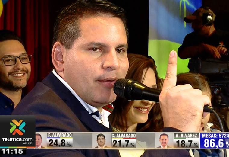 Discurso Fabricio Alvarado candidato por el Partido Restauración Nacional