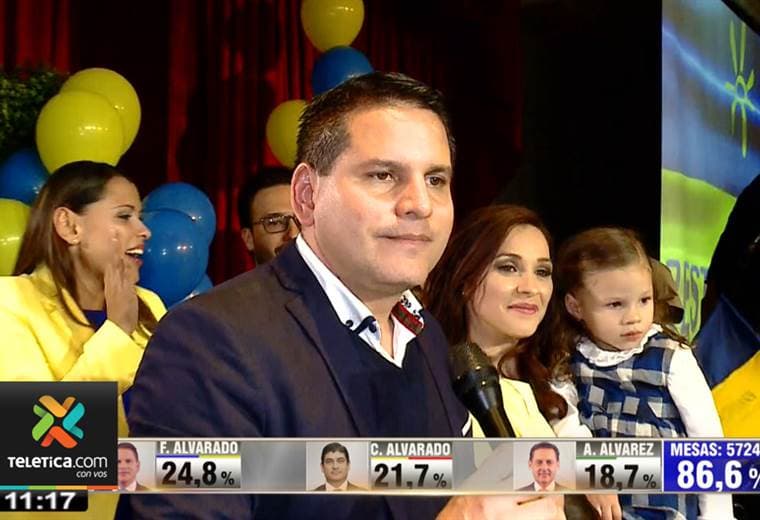 Fabricio Alvarado candidato del Partido Restauración Nacional