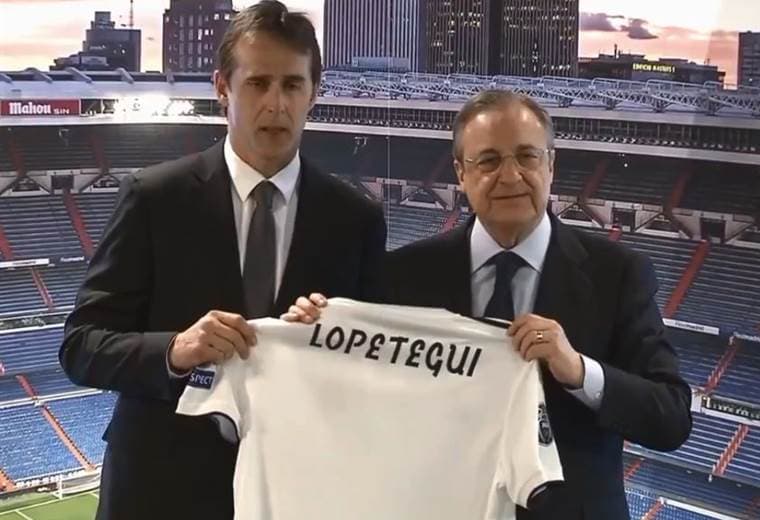 Presentación de Julen Lopetegui como técnico del Real Madrid.|realmadrid.com