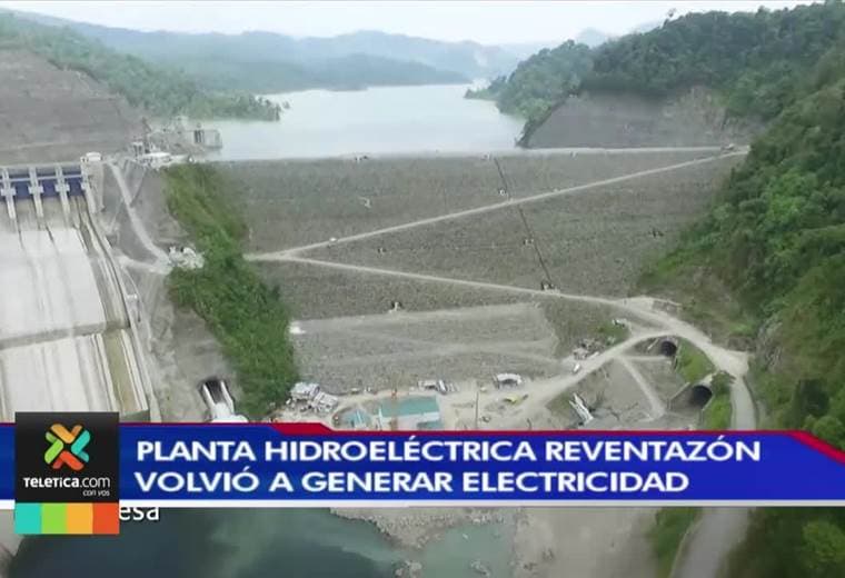 Planta hidroeléctrica Reventazón volvió a generar electricidad luego de estar inactiva desde febrero
