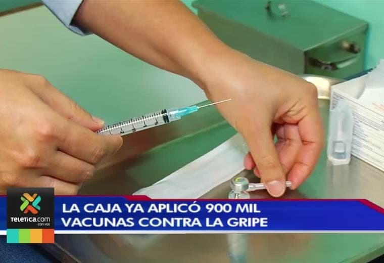 CCSS ya aplicó 900.000 vacunas contra la gripe