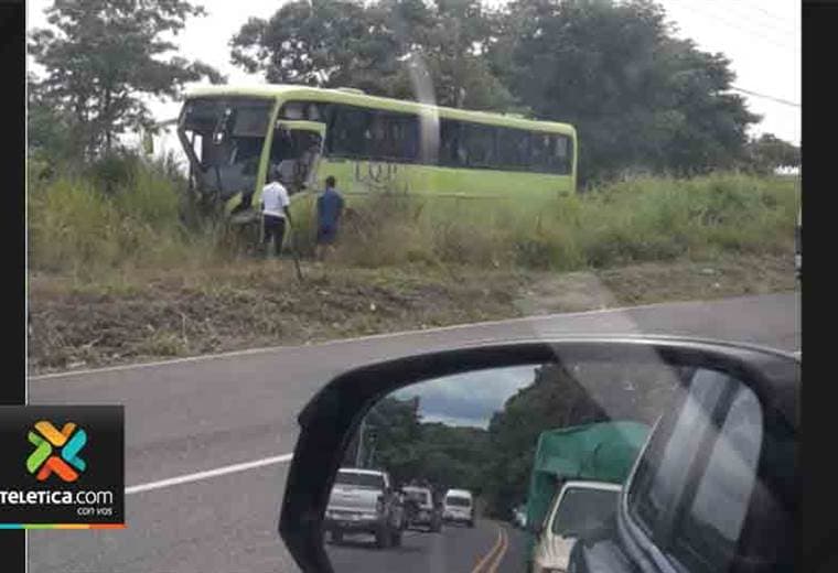 Video captó cómo sucedió accidente de autobús que ocurrió hace un mes en Orotina