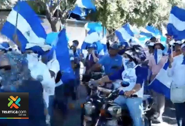 Nicaragüenses marcharon bajo el lema “vamos ganando” en contra del gobierno de Daniel Ortega