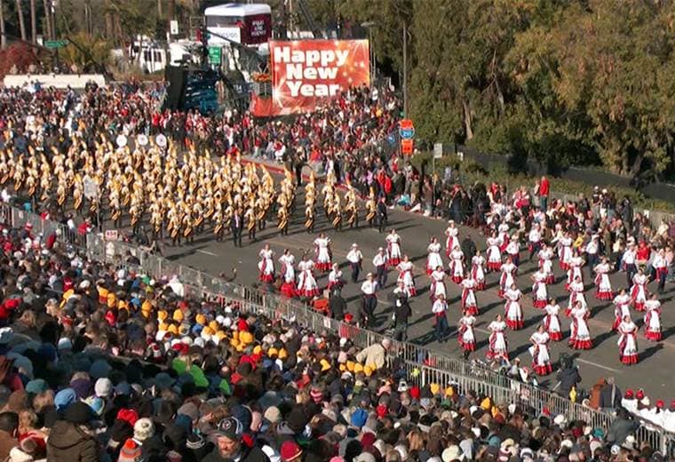 Banda de Acosta en el Desfile de las Rosas 2019