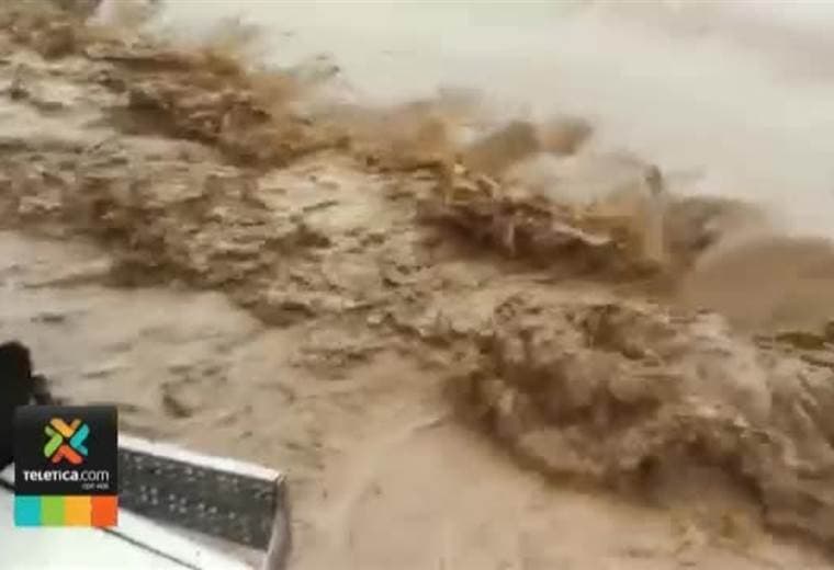 CNE iniciará la construcción del dique en el río Térraba afectado por la tormenta Nate en el 2017