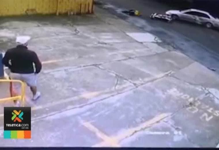 Buscan a conductor que se fugó tras atropellar motociclista en Zapote