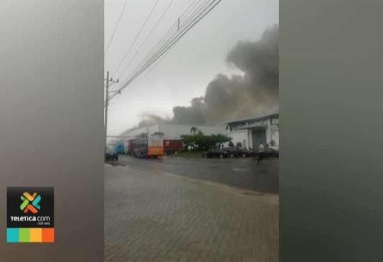 Incendio en Alajuela