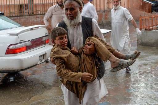 Ataque a mezquita en Afganistán. Foto AFP