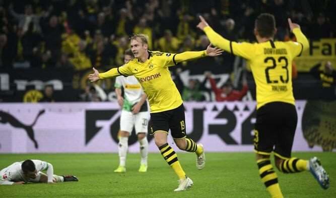 Borussia Dortmund derrotó al Borussia Moenchengladbach | AFP