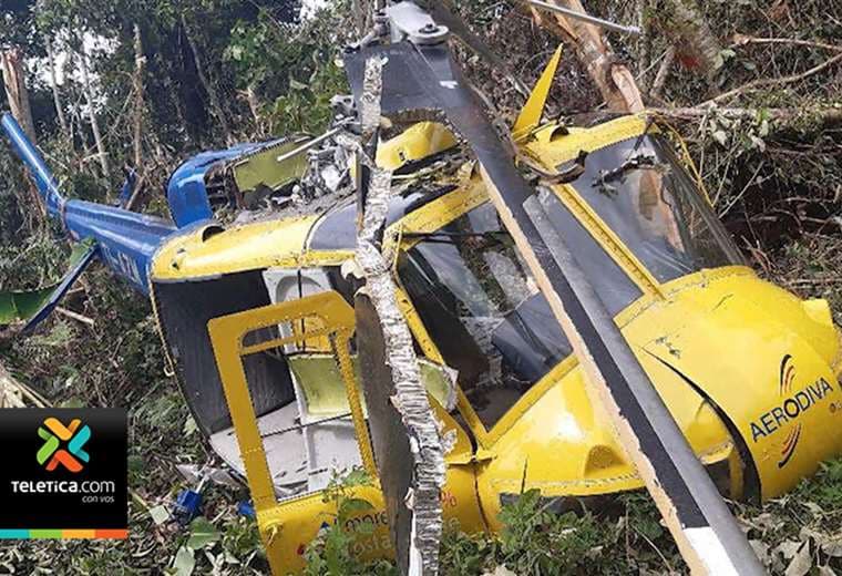 Recuperar helicóptero accidentado en Alto Telire será una labor complicada