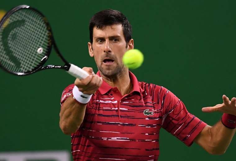 Novak Djokovic en el Masters 1000 de Shanghái | AFP