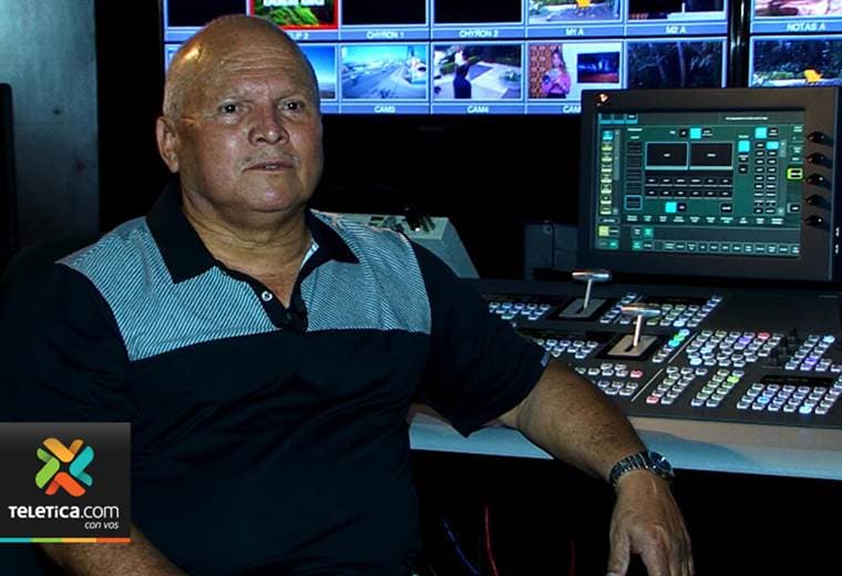 Supervisor de sonido Johnny Garreta se jubila tras 55 años de labor para Teletica