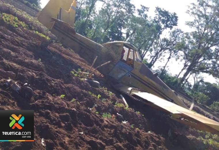 Este miércoles se presentó la caída de una avioneta fumigadora en Sarapiquí