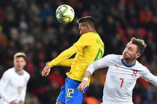 Brasil derrotó a República Checa.|AFP