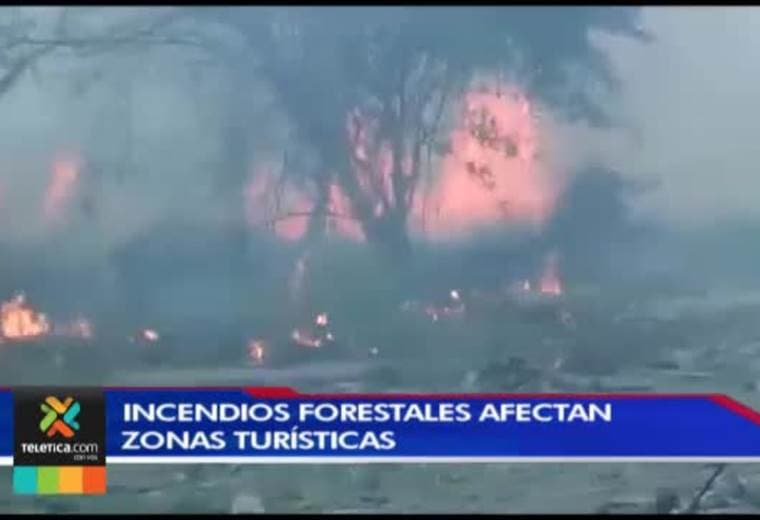 Incendios forestales de los últimos días también han afectado al sector turismo