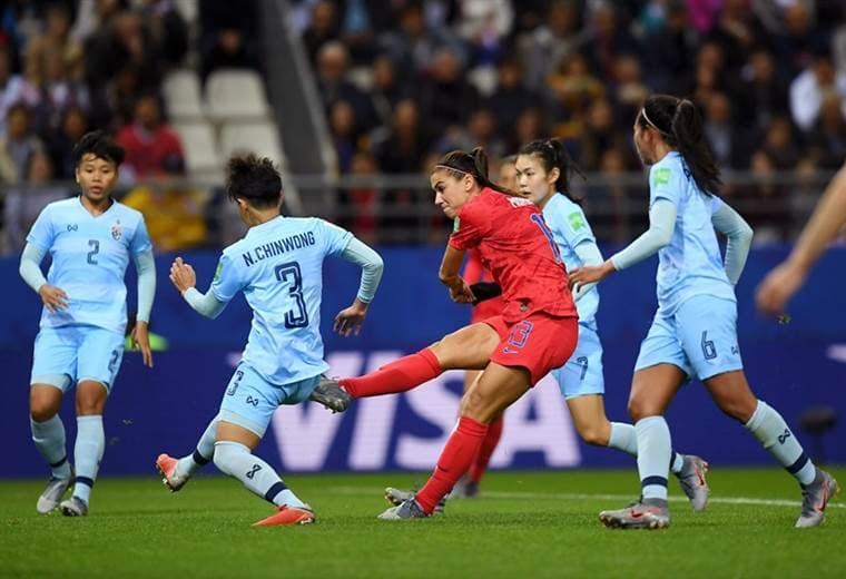 EE. UU. goleó a Tailandia en el Mundial Femenino | FIFA.com