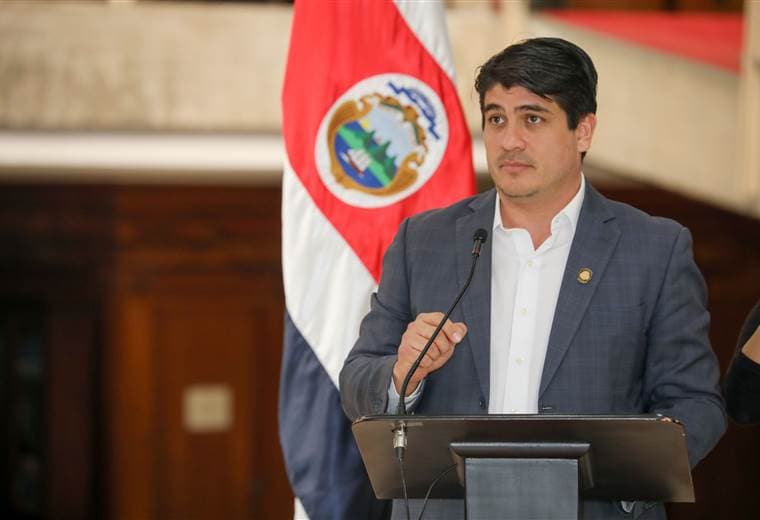Carlos Alvarado, presidente de la República de Costa Rica. 