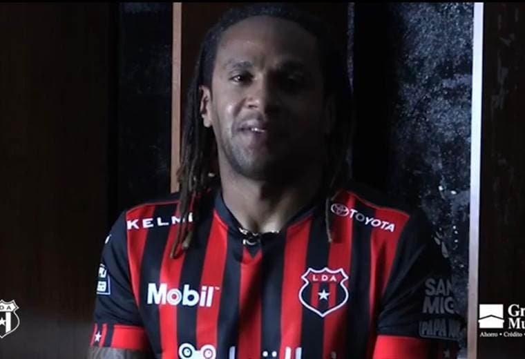 Jonathan McDonald, delantero de Alajuelense | Prensa LDA