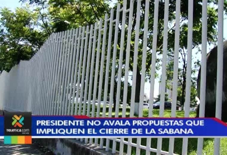 Presidente Alvarado no aprueba propuestas que impliquen el cierre de La Sabana