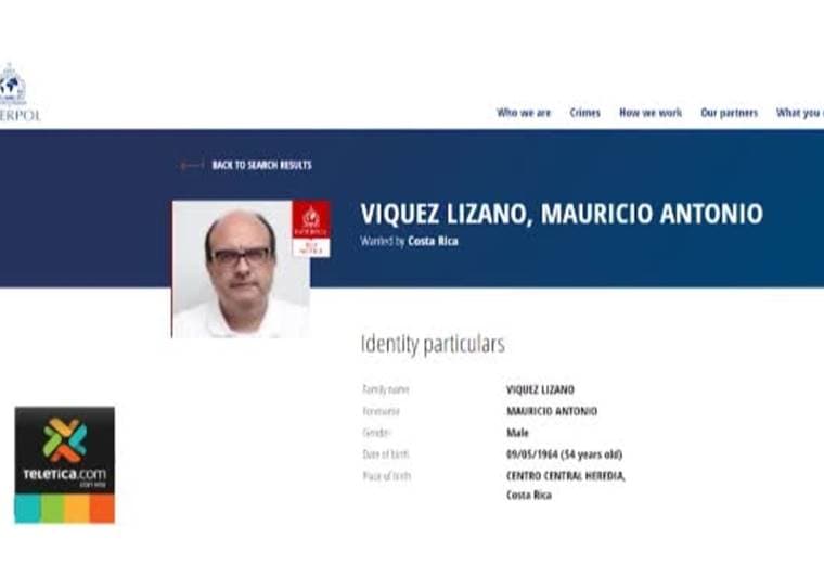 Ya fue entregada la solicitud de extradición en contra del ex sacerdote Mauricio Víquez