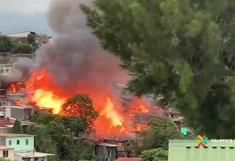 Incendio en Barrio Cuba