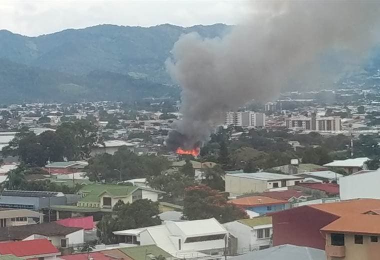 Incendio en Barrio Cuba