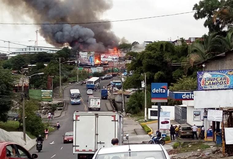 Incendio en Barrio Cuba