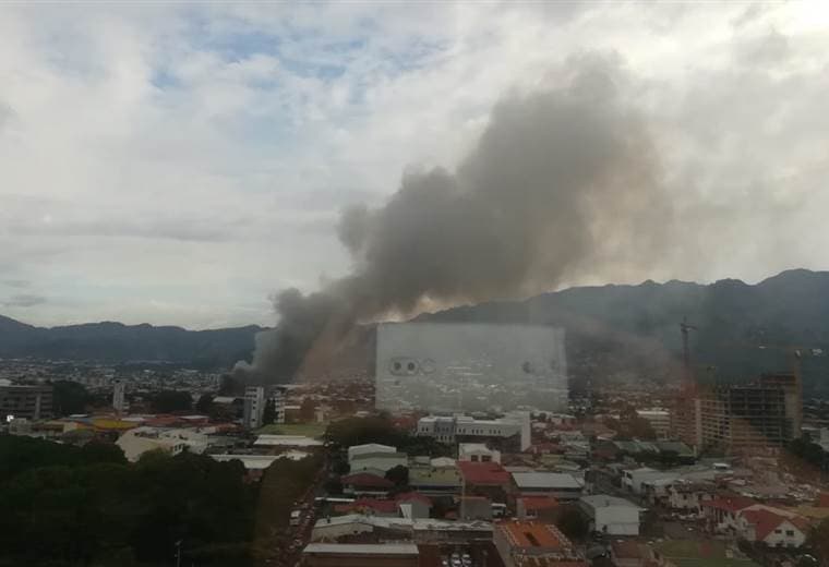 Incendio en Barrio Cuba