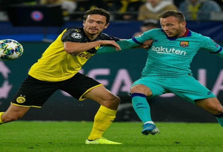 Barcelona empató sin goles ante el Dortmund | AFP