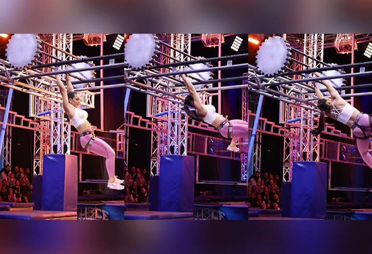 Impulsarse y saltar: los riesgos que toman algunos participantes en 'Force Masters'