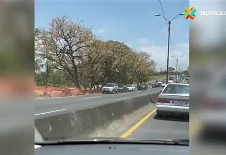 Video: Choque múltiple complica tránsito en la General Cañas