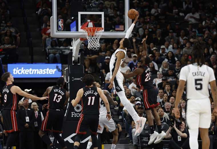 Victor Wembanyama lidera inicio histórico de los Spurs en la NBA con cinco victorias seguidas