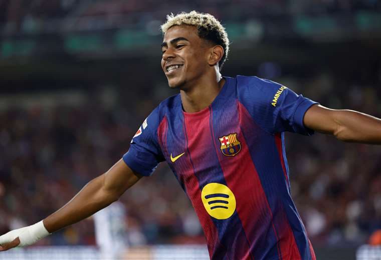 Lamine Yamal, Barcelona. Crédito: AFP