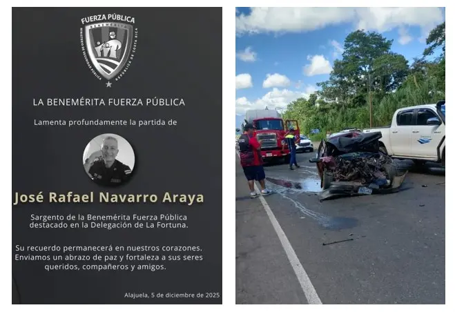 Policía, con 35 años de servicio y recién casado, es la víctima de mortal accidente en San Carlos