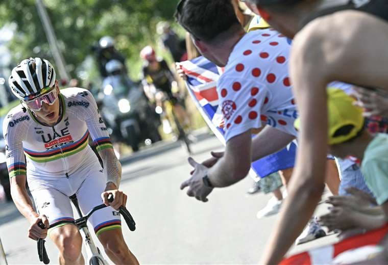 Tadej Pogacar. AFP