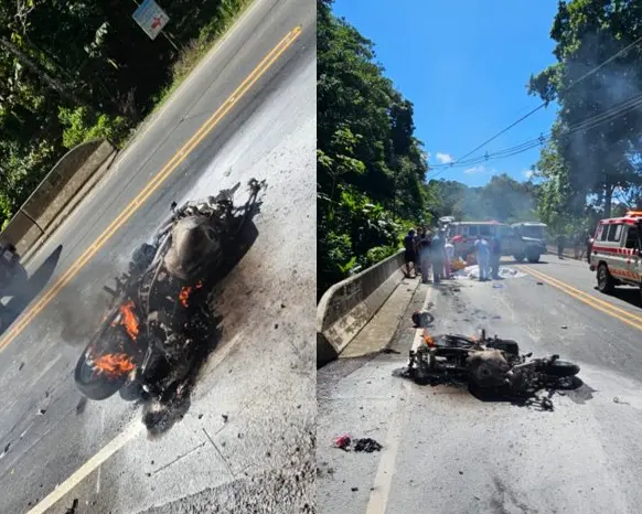 Choque entre motos deja dos muertos y un joven gravemente herido en Osa