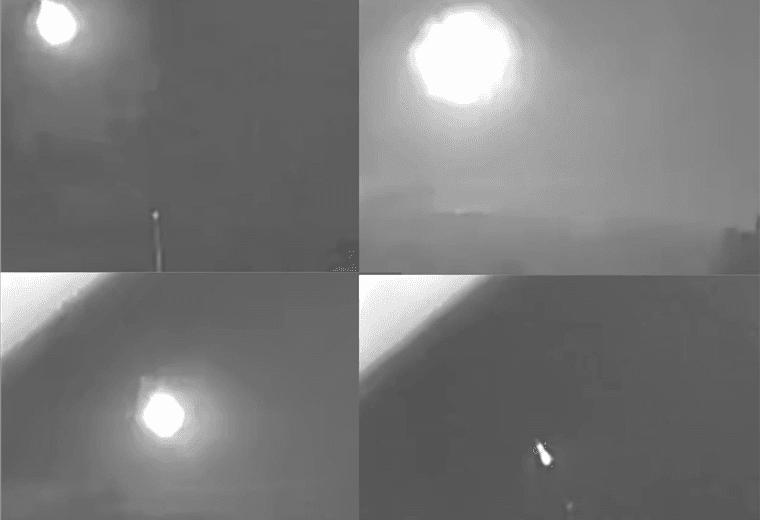 Reportan avistamiento de meteoro en distintas partes del Valle Central