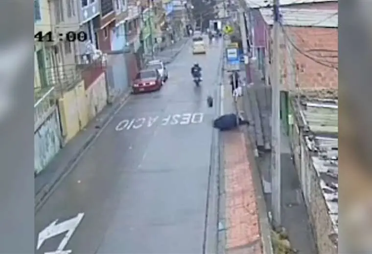 Impactante video: Llanta mata a mujer en Colombia