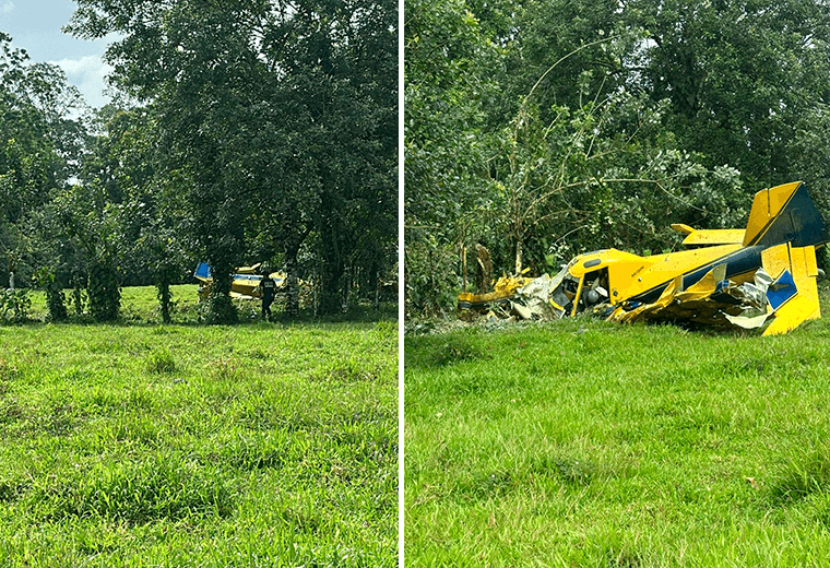 Piloto muere en caída de avioneta en Sarapiquí