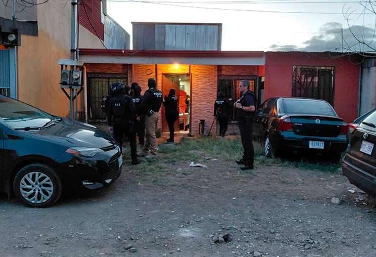 OIJ realiza allanamientos en Alajuela para detener a banda narco Los Paveños