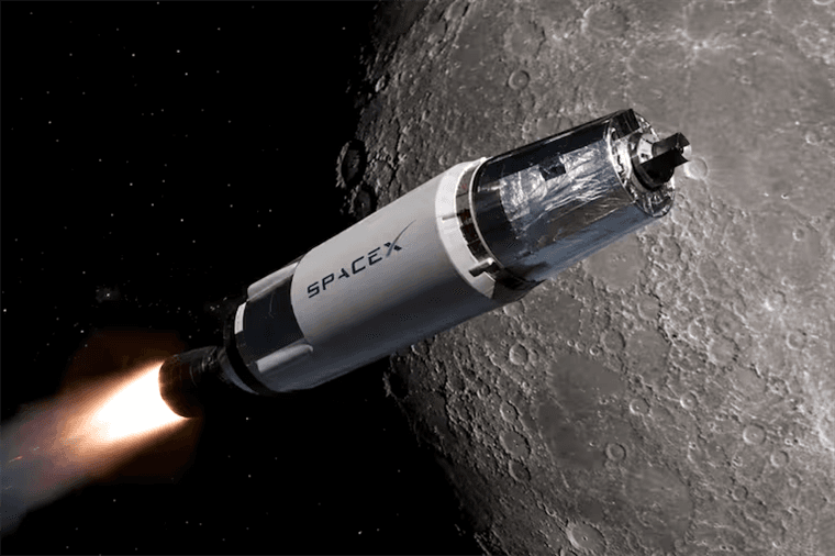 Parte de un cohete de SpaceX a la deriva se estrelló contra la Luna, según científicos